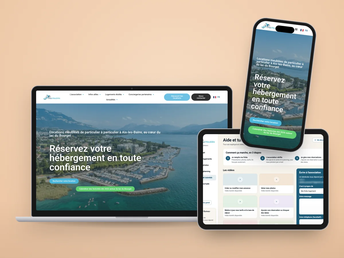 Aix Meublés : refonte du site et automatisation