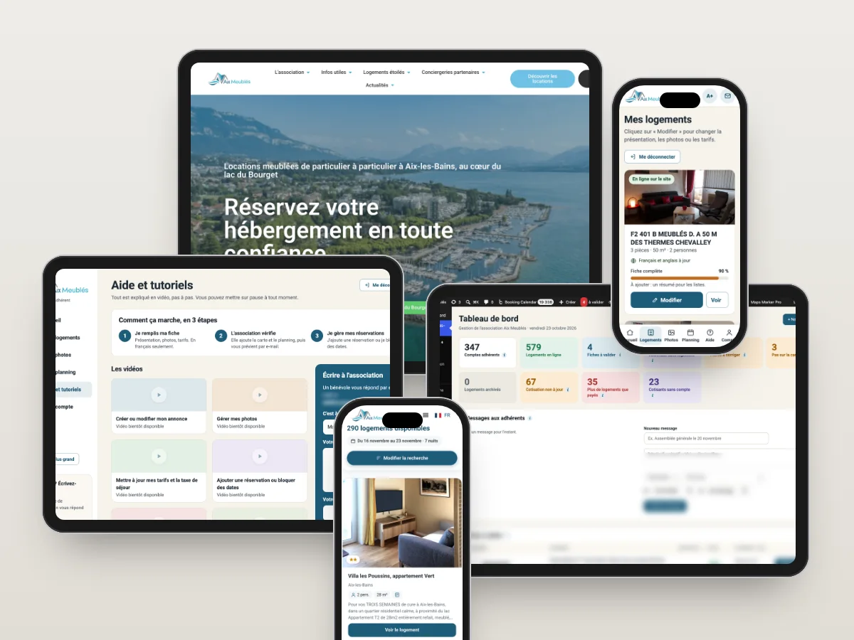 Aix Meublés : refonte du site et automatisation