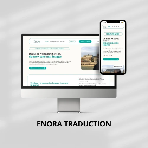 Enora Traduction : site multilingue