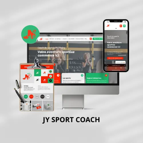 JY Sport Coach : identité visuelle et site