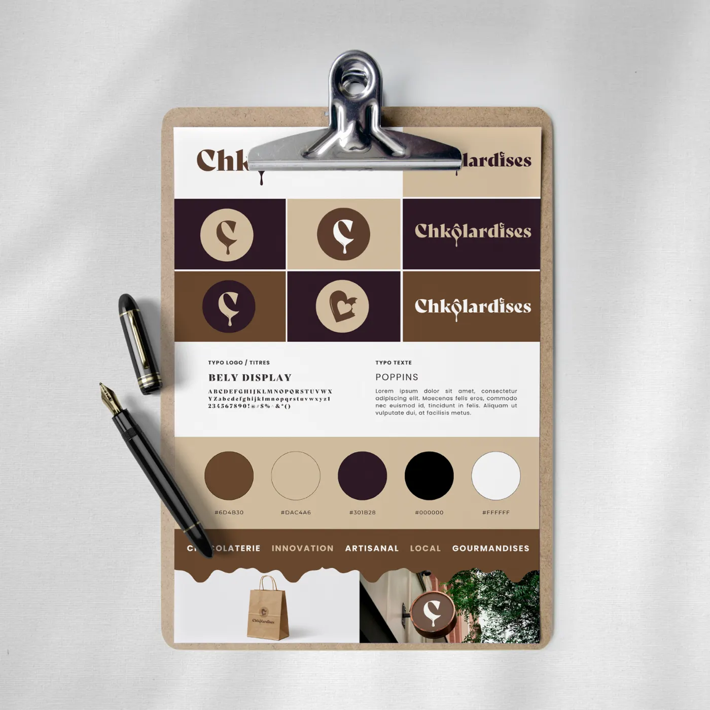 Chkôlardises : identité visuelle et boutique en ligne