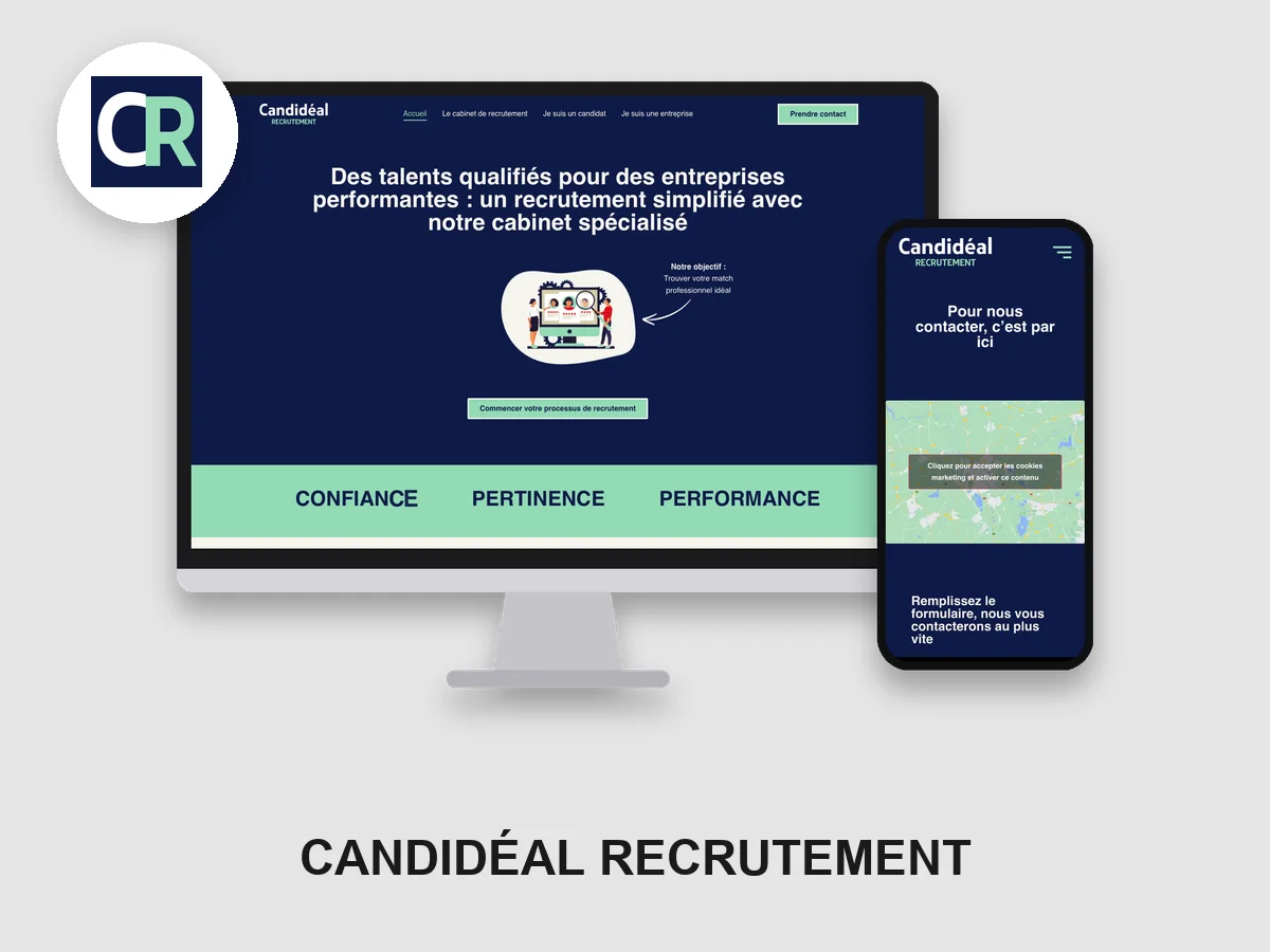 Un site internet WordPress sur mesure pour un cabinet de recrutement à Chambéry